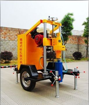 點擊查看詳細信息<br>標(biāo)題：HZ-20型拖掛式13馬力本田電啟動混凝土鉆孔取芯機 閱讀次數(shù)：2429